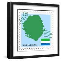Mail To-From Sierra Leone-Perysty-Framed Art Print