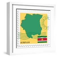 Mail To/From Surinam-Perysty-Framed Art Print