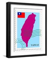 Mail To/From Taiwan-Perysty-Framed Art Print