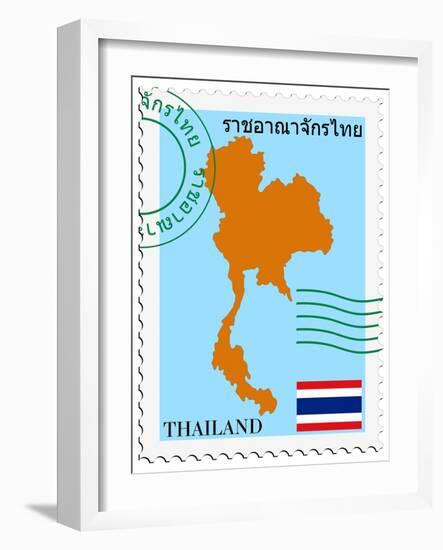 Mail To/From Thailand-Perysty-Framed Art Print