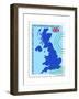 Mail To-From United Kingdom-Perysty-Framed Art Print