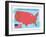 Mail To-From United States-Perysty-Framed Art Print