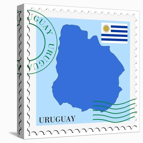 Mail To-From Uruguay-Perysty-Stretched Canvas