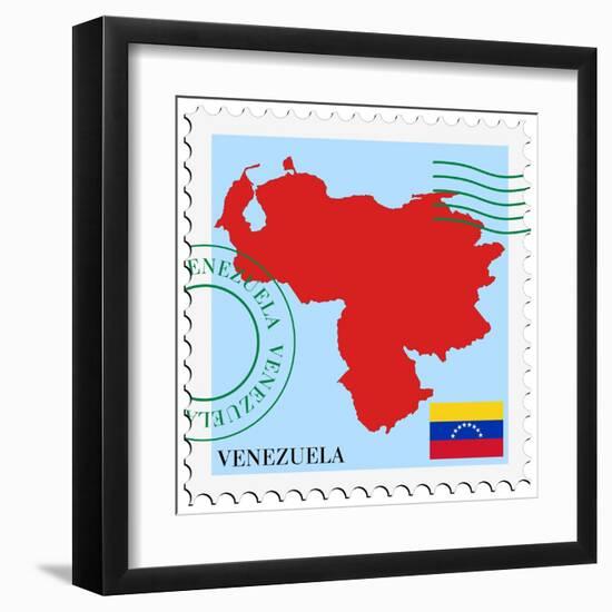 Mail To-From Venezuela-Perysty-Framed Art Print