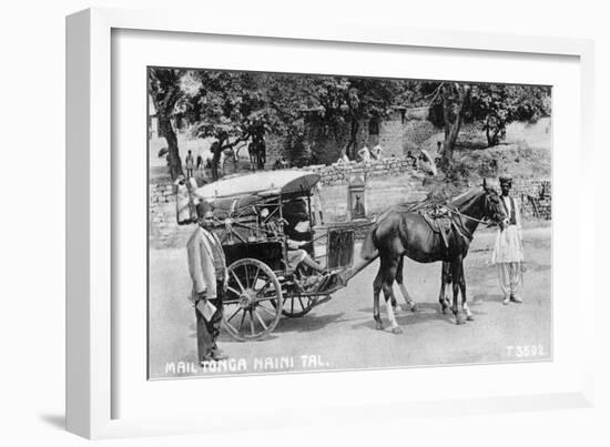 Mail Tonga, Nainital, India, 1917-null-Framed Giclee Print