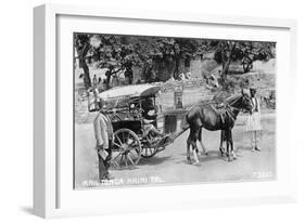 Mail Tonga, Nainital, India, 1917-null-Framed Giclee Print