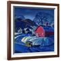 "Mail Wagon in Snowy Landscape," March 14, 1942-Dale Nichols-Framed Giclee Print