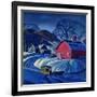 "Mail Wagon in Snowy Landscape," March 14, 1942-Dale Nichols-Framed Giclee Print