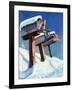 "Mailboxes in Snow," December 27, 1941-Miriam Tana Hoban-Framed Giclee Print