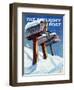 "Mailboxes in Snow," Saturday Evening Post Cover, December 27, 1941-Miriam Tana Hoban-Framed Giclee Print