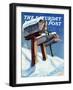 "Mailboxes in Snow," Saturday Evening Post Cover, December 27, 1941-Miriam Tana Hoban-Framed Premium Giclee Print