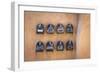 Mailboxes-Kathy Mahan-Framed Photographic Print