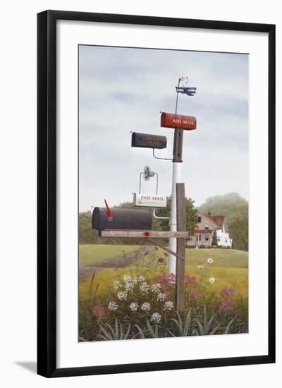 Mailboxes-David Knowlton-Framed Giclee Print