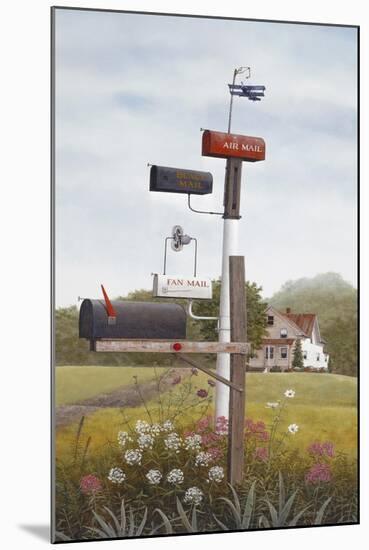 Mailboxes-David Knowlton-Mounted Giclee Print
