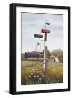 Mailboxes-David Knowlton-Framed Giclee Print