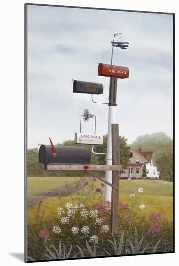 Mailboxes-David Knowlton-Mounted Giclee Print