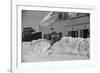 Mailman making Deliveries after a Heavy Snowfall, Vermont, 1940-Marion Post Wolcott-Framed Photographic Print