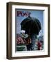 "Mailman," Saturday Evening Post Cover, May 13, 1944-Stevan Dohanos-Framed Giclee Print