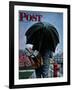 "Mailman," Saturday Evening Post Cover, May 13, 1944-Stevan Dohanos-Framed Giclee Print