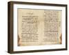 Maimonides' Draft of His Legal Code, the Mishneh Torah-null-Framed Giclee Print