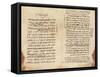 Maimonides' Draft of His Legal Code, the Mishneh Torah-null-Framed Stretched Canvas