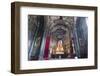 Main altar in the interior of the 4th century Geghard Monastery, UNESCO World Heritage Site, Kotayk-G&M Therin-Weise-Framed Photographic Print