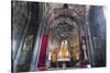 Main altar in the interior of the 4th century Geghard Monastery, UNESCO World Heritage Site, Kotayk-G&M Therin-Weise-Stretched Canvas