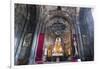 Main altar in the interior of the 4th century Geghard Monastery, UNESCO World Heritage Site, Kotayk-G&M Therin-Weise-Framed Photographic Print