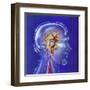 Main Arteries and Veins Within a Glass Head-null-Framed Art Print