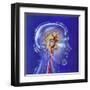 Main Arteries and Veins Within a Glass Head-null-Framed Art Print