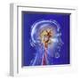 Main Arteries and Veins Within a Glass Head-null-Framed Art Print