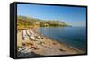 Main Beach, Budva, Montenegro, Europe-Alan Copson-Framed Stretched Canvas