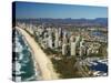 Main Beach, Gold Coast, Australia-David Wall-Stretched Canvas