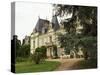 Main Building and Garden of Domaine Du Closel Chateau Des Vaults, France-Per Karlsson-Stretched Canvas