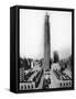 Main Building of Rockefeller Center and Surrounding Area in New York City-null-Framed Stretched Canvas