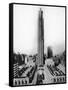 Main Building of Rockefeller Center and Surrounding Area in New York City-null-Framed Stretched Canvas