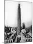 Main Building of Rockefeller Center and Surrounding Area in New York City-null-Mounted Photographic Print