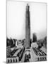 Main Building of Rockefeller Center and Surrounding Area in New York City-null-Mounted Photographic Print