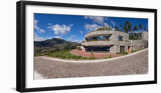 Main building of Sacha Ji near San Pablo, Imbabura Province, Ecuador-null-Framed Photographic Print