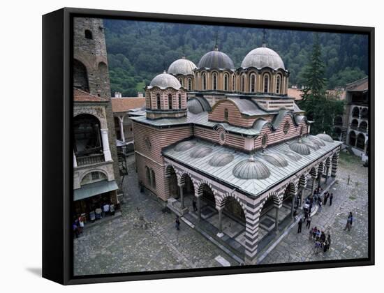 Main Church, Rila Monastery, Unesco World Heritage Site, Bulgaria-Peter Scholey-Framed Stretched Canvas