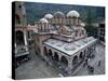 Main Church, Rila Monastery, Unesco World Heritage Site, Bulgaria-Peter Scholey-Stretched Canvas