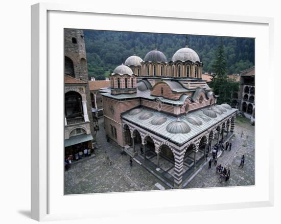 Main Church, Rila Monastery, Unesco World Heritage Site, Bulgaria-Peter Scholey-Framed Photographic Print