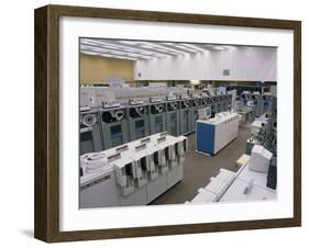 Main Computer At CERN-David Parker-Framed Photographic Print