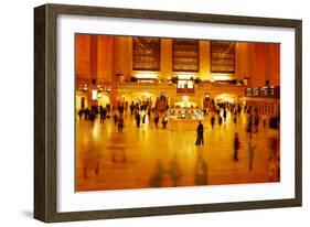 Main Concours in Grand Central Terminal, Manhattan, New York Cit-Sabine Jacobs-Framed Photographic Print