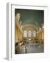 Main Concourse at Grand Central Station in Panorama Before Rededication of Renovated Beaux Art Gem-Ted Thai-Framed Photographic Print