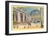 Main Concourse, Grand Central Station-null-Framed Art Print