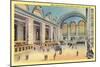 Main Concourse, Grand Central Station-null-Mounted Art Print