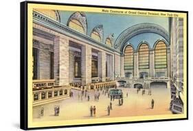 Main Concourse, Grand Central Station-null-Framed Stretched Canvas