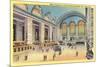 Main Concourse, Grand Central Station-null-Mounted Art Print