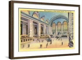 Main Concourse, Grand Central Station-null-Framed Art Print